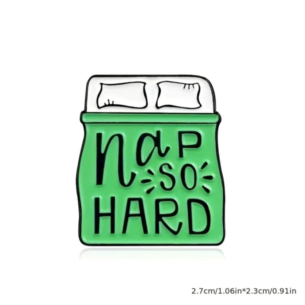 (3/$15) Nap So Hard Enamel Pin